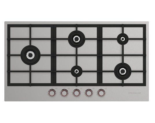 Spezialist S30945SSLPG 94cm 5 Burner LPG Gas Cooktop